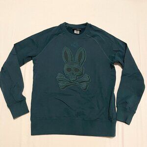 Psycho Bunny Long Sleeve Pullover Mens Size Small Sweater Flaws